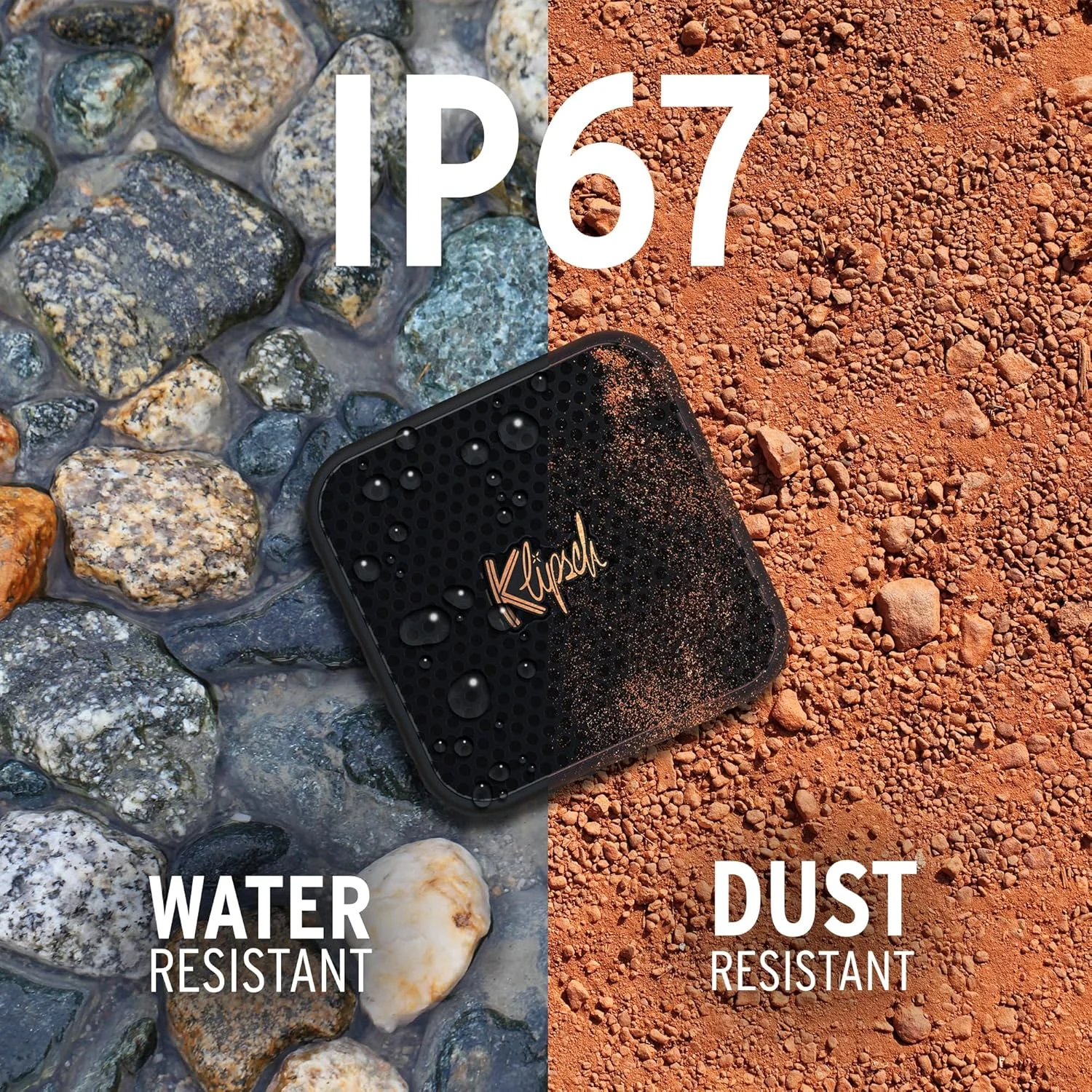 اسپیکر بلوتوثی قابل حمل کلیپش مدل آستین با درایور فول رنج 1.5 اینچی، استاندارد ضد آب و گرد و غبار IP67 و 12 ساعت پخش مداوم برای تجربه یک کنسرت زنده عالی