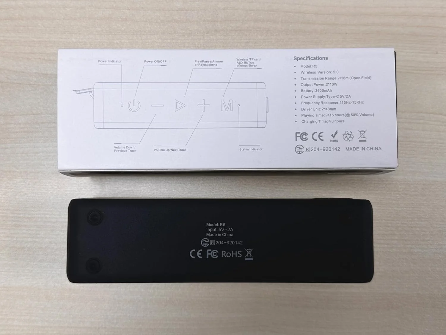 اسپیکر بلوتوثی Raymate، اسپیکر ضد آب 20 واتی IPX7، بلوتوث نسخه 5.0، صدای استریو HiFi، 1000 دقیقه پخش، اسپیکر قابل حمل برای خانه، فضای باز، مهمانی