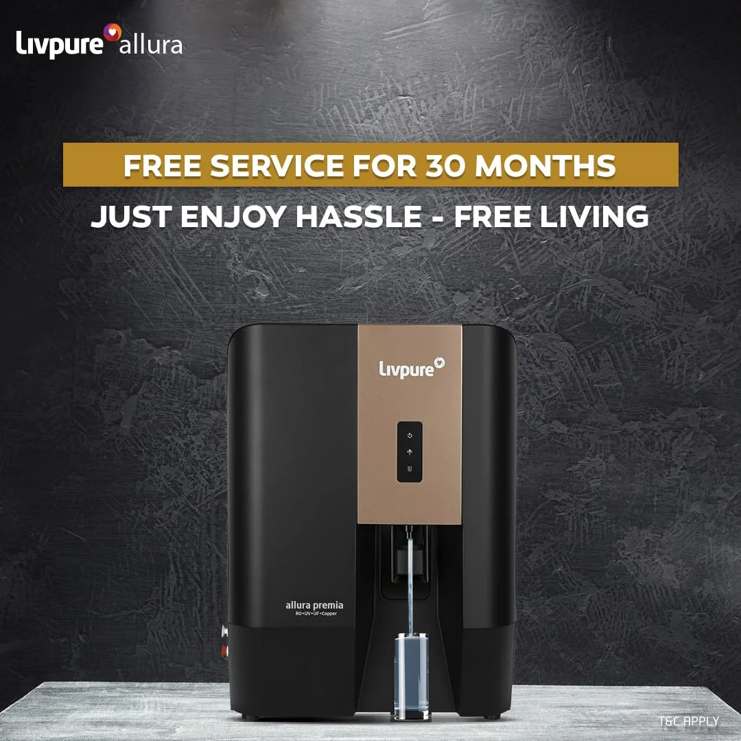 دستگاه تصفیه آب لیوپور آلورا پرمیا | شامل فیلترها | تصفیه پیشرفته 10 مرحله ای | RO+UV+UF+مس+قلیایی+معدنی ساز | استریلیزاسیون UV در مخزن | 7 لیتر دستگاه تصفیه آب لیوپور آلورا پرمیا | شامل فیلترها | تصفیه پیشرفته 10 مرحله ای | RO+UV+UF+مس+قلیایی+معدنی ساز | استریلیزاسیون UV در مخزن | 7 لیتر