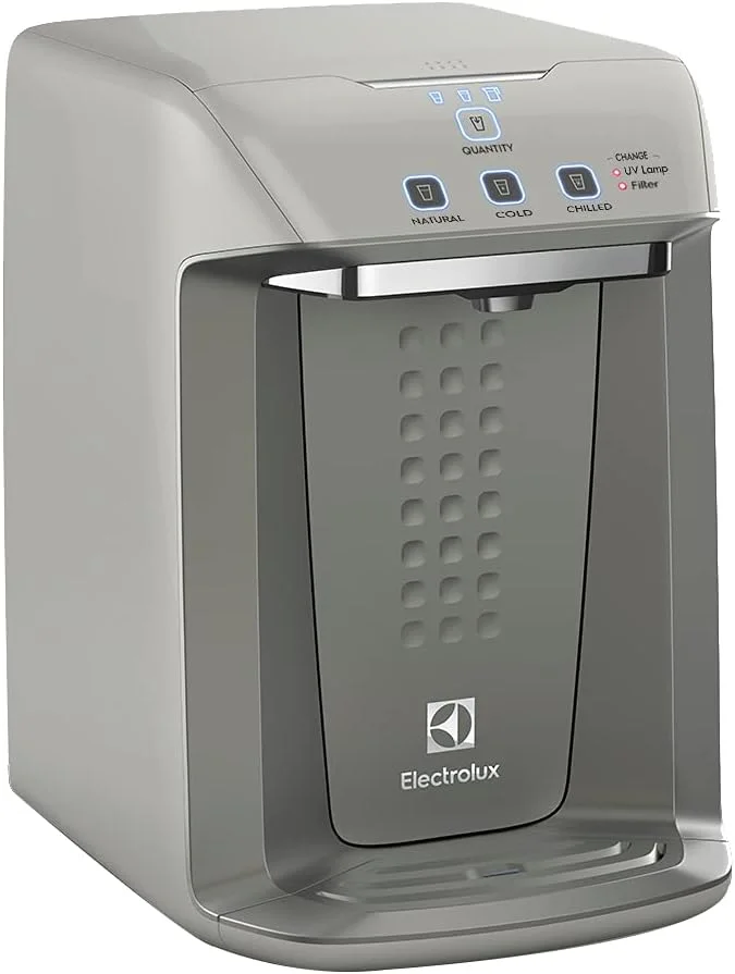 دستگاه تصفیه آب الکترولوکس UV، رومیزی و دیواری، سیستم تصفیه 3 مرحله ای، بهترین برای خانه و محل کار، تعویض آسان فیلتر، نقره ای، Pa31G دستگاه تصفیه آب الکترولوکس UV، رومیزی و دیواری، سیستم تصفیه 3 مرحله ای، بهترین برای خانه و محل کار، تعویض آسان فیلتر، نقره ای، Pa31G