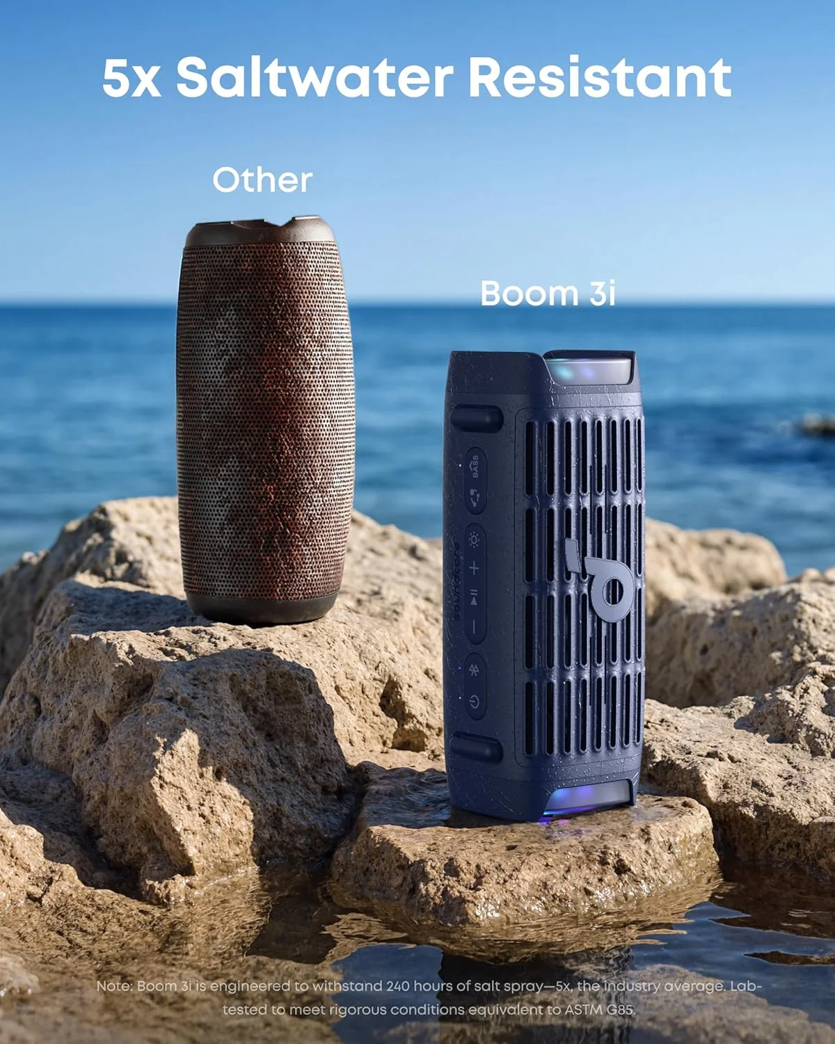 اسپیکر بلوتوثی قابل حمل Boom 3i انکر (Soundcore) مناسب فضای باز، ضد آب IP68، پخش شناور، مقاوم در برابر آب شور، توان 50 وات، بلوتوث 5.3، 16 ساعت پخش مداوم، TWS، مناسب قایقرانی/ماهیگیری/کمپینگ اسپیکر بلوتوثی قابل حمل Boom 3i انکر (Soundcore) مناسب فضای باز، ضد آب IP68، پخش شناور، مقاوم در برابر آب شور، توان 50 وات، بلوتوث 5.3، 16 ساعت پخش مداوم، TWS، مناسب قایقرانی/ماهیگیری/کمپینگ