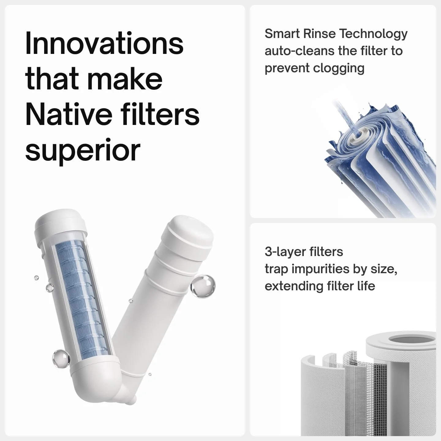 دستگاه تصفیه آب Native M1 از Urban Company | بدون نیاز به سرویس تا 2 سال | RO+UV+مس+قلیایی | تصفیه 10 مرحله ای | تقویت کننده سلامت 4 در 1 | ظرفیت 8 لیتر دستگاه تصفیه آب Native M1 از Urban Company | بدون نیاز به سرویس تا 2 سال | RO+UV+مس+قلیایی | تصفیه 10 مرحله ای | تقویت کننده سلامت 4 در 1 | ظرفیت 8 لیتر