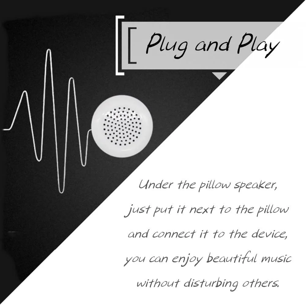 اسپیکر مینی 1040، اسپیکرهای قابل حمل 3.5 میلی متری DIY زیر بالشی با صدای استریو HIFI، اسپیکر جدید DIY بالشی 3.5 میلی متری مینی استریو برای MP3، MP4، پخش کننده CD، تلفن همراه