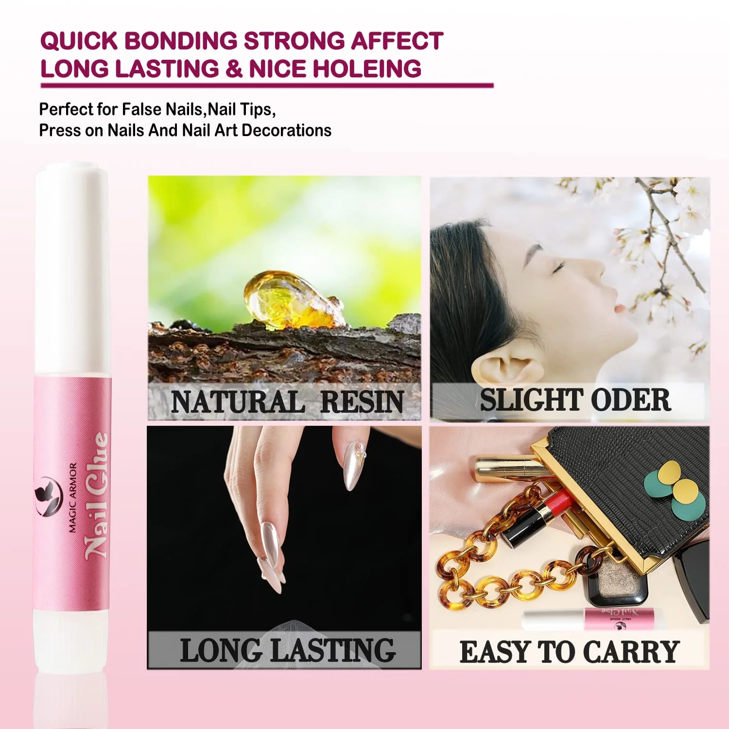 چسب ناخن MAGIC ARMOR برای ناخن های اکریلیک، چسب فوق العاده قوی برای ناخن های مصنوعی، چسب حرفه ای برای نوک ناخن، چسب فوق العاده برای نوک ناخن های مصنوعی، ترمیم ناخن، چسب ناخن اکریلیک با ماندگاری طولانی 2 گرم / 20 عدد چسب ناخن MAGIC ARMOR برای ناخن های اکریلیک، چسب فوق العاده قوی برای ناخن های مصنوعی، چسب حرفه ای برای نوک ناخن، چسب فوق العاده برای نوک ناخن های مصنوعی، ترمیم ناخن، چسب ناخن اکریلیک با ماندگاری طولانی 2 گرم / 20 عدد