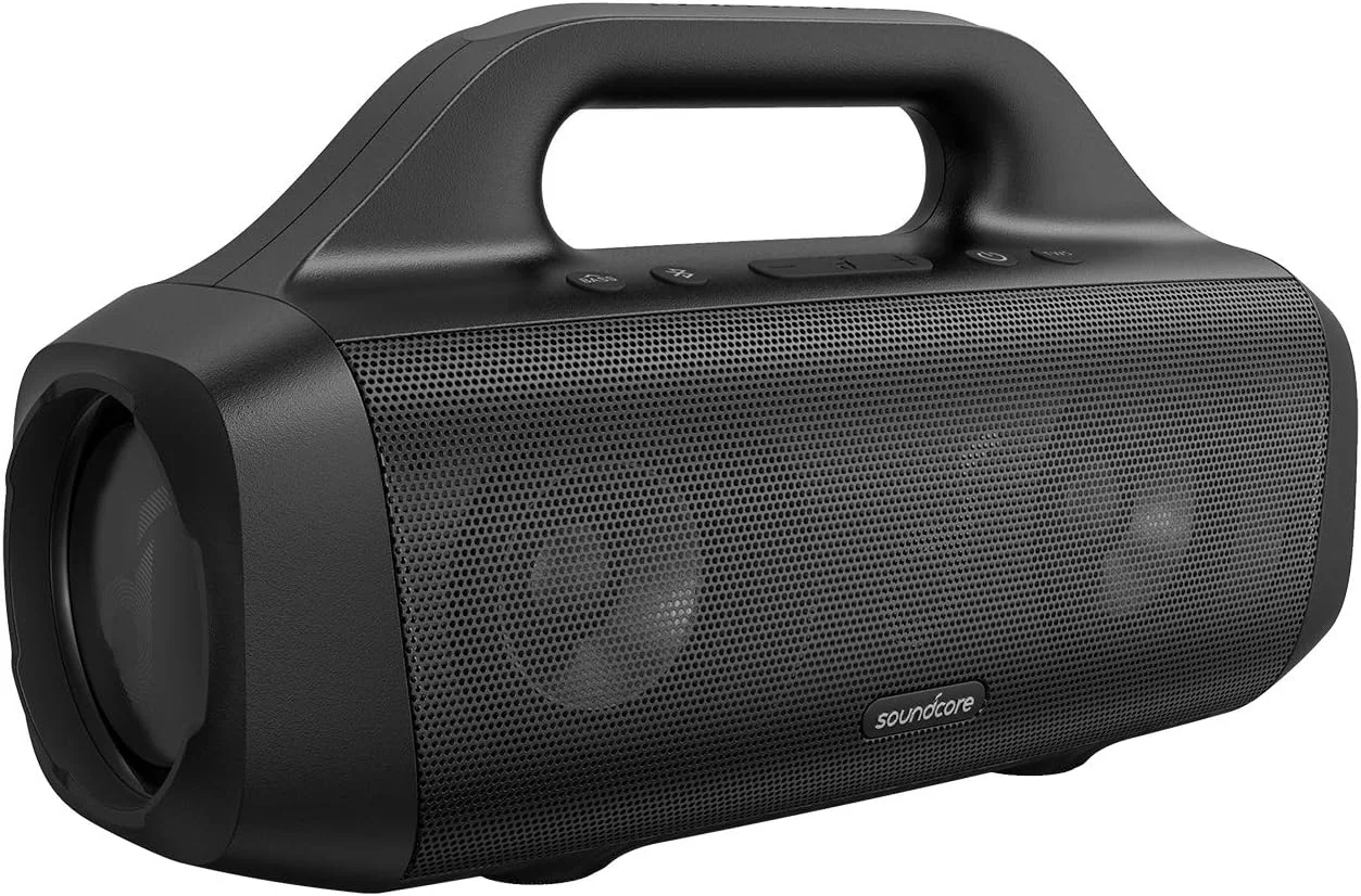 اسپیکر بلوتوثی قابل حمل soundcore Anker Motion Boom با درایورهای صوتی تیتانیومی، فناوری BassUp، محافظت IPX7 در برابر آب، باتری 24 ساعته، ایده آل برای فضای باز، باغ، ساحل اسپیکر بلوتوثی قابل حمل soundcore Anker Motion Boom با درایورهای صوتی تیتانیومی، فناوری BassUp، محافظت IPX7 در برابر آب، باتری 24 ساعته، ایده آل برای فضای باز، باغ، ساحل