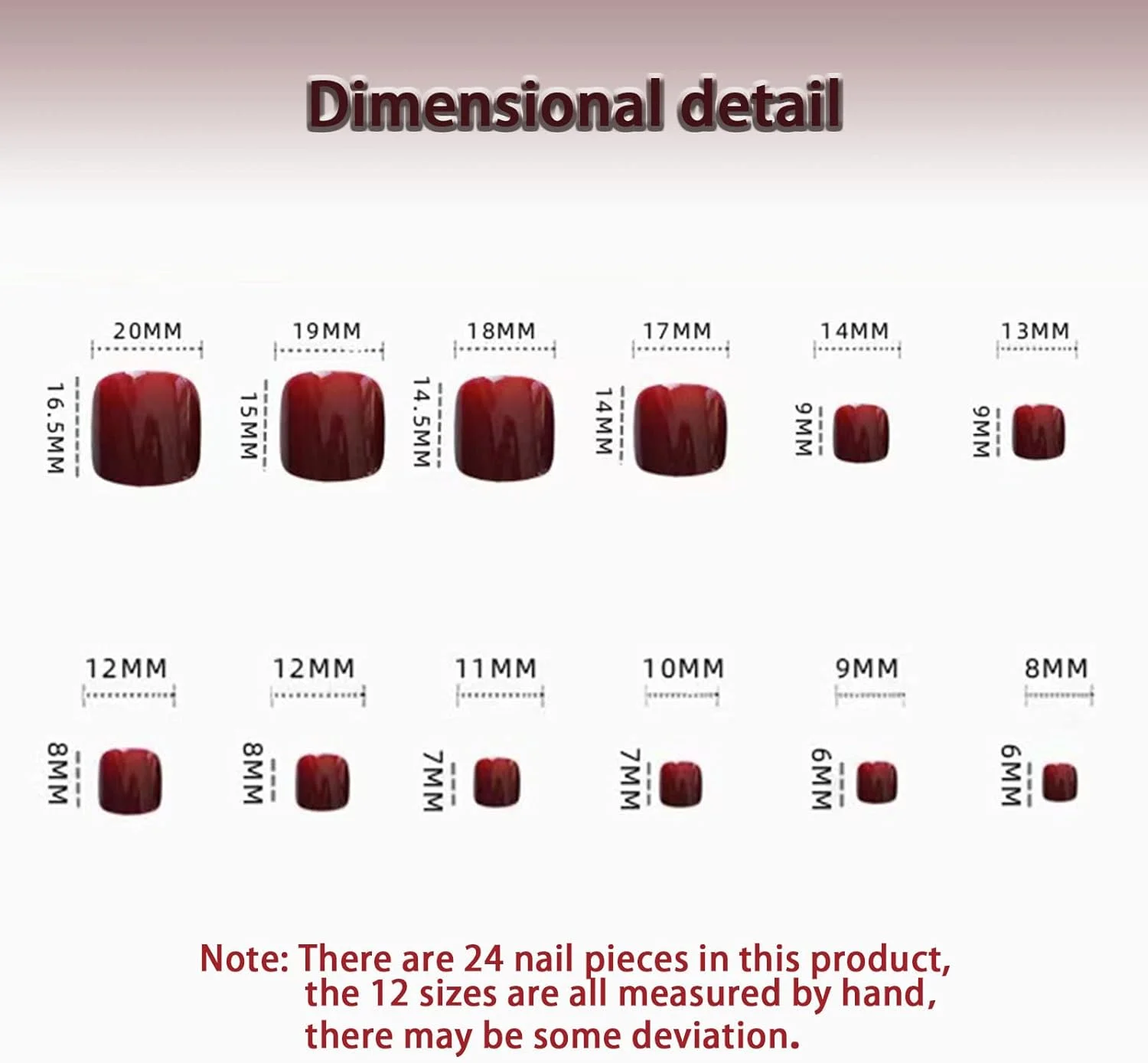 ناخن مصنوعی 24 عددی، مانیکور ناخن، مانیکور پا، ناخن های مصنوعی، ناخن های فیک، ناخن های اکریلیک برای زنان و دختران. (پودر ژله ای سفید)