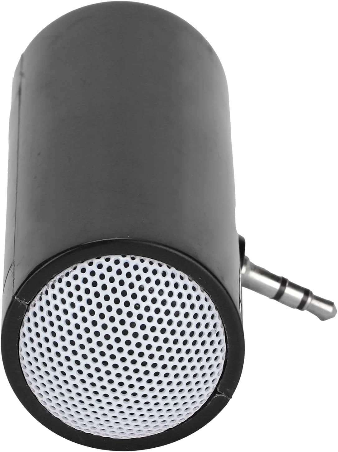 اسپیکر مینی استریو جک 3.5 میلی‌متری Marhynchus، اسپیکر بی‌سیم قابل حمل با طراحی فشرده برای تلفن‌های همراه، تبلت‌ها، لپ‌تاپ‌ها، کامپیوترها، MP3 و MP4 (مشکی)