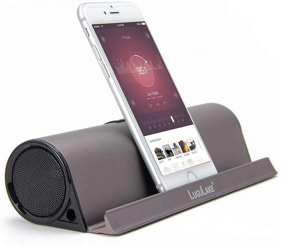 اسپیکر قابل حمل آلومینیومی Lugulake 610 C با بلوتوث 4.0، دارای پایه، Hi-Fi، 2x3 وات، بیس تقویت شده، 10 ساعت پخش موسیقی، رنگ قهوه ای، بی سیم اسپیکر قابل حمل آلومینیومی Lugulake 610 C با بلوتوث 4.0، دارای پایه، Hi-Fi، 2x3 وات، بیس تقویت شده، 10 ساعت پخش موسیقی، رنگ قهوه ای، بی سیم