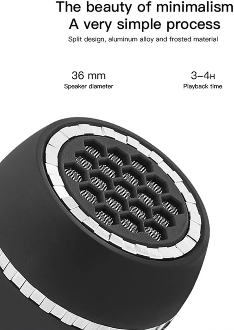 اسپیکر بیسیم Leadsound، اسپیکر کوچک قابل حمل کریستالی با جک صوتی 3.5 میلیمتری، پورت Micro USB و داک صوتی برای تلفن هوشمند، آیپد، کامپیوتر (مشکی) اسپیکر بیسیم Leadsound، اسپیکر کوچک قابل حمل کریستالی با جک صوتی 3.5 میلیمتری، پورت Micro USB و داک صوتی برای تلفن هوشمند، آیپد، کامپیوتر (مشکی)