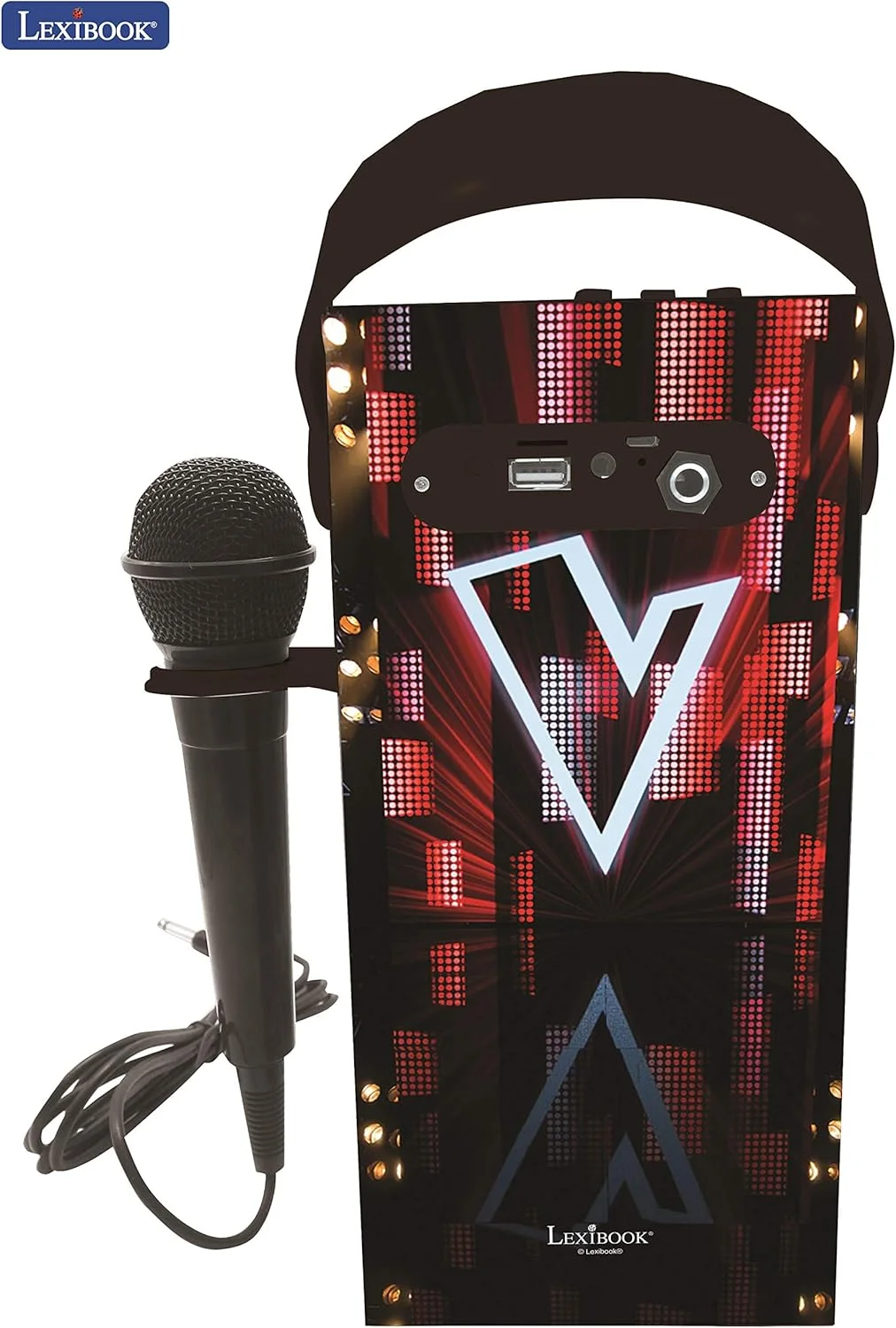 اسپیکر بلوتوث قابل حمل LEXIBOOK The Voice با میکروفون اسپیکر بلوتوث قابل حمل LEXIBOOK The Voice با میکروفون