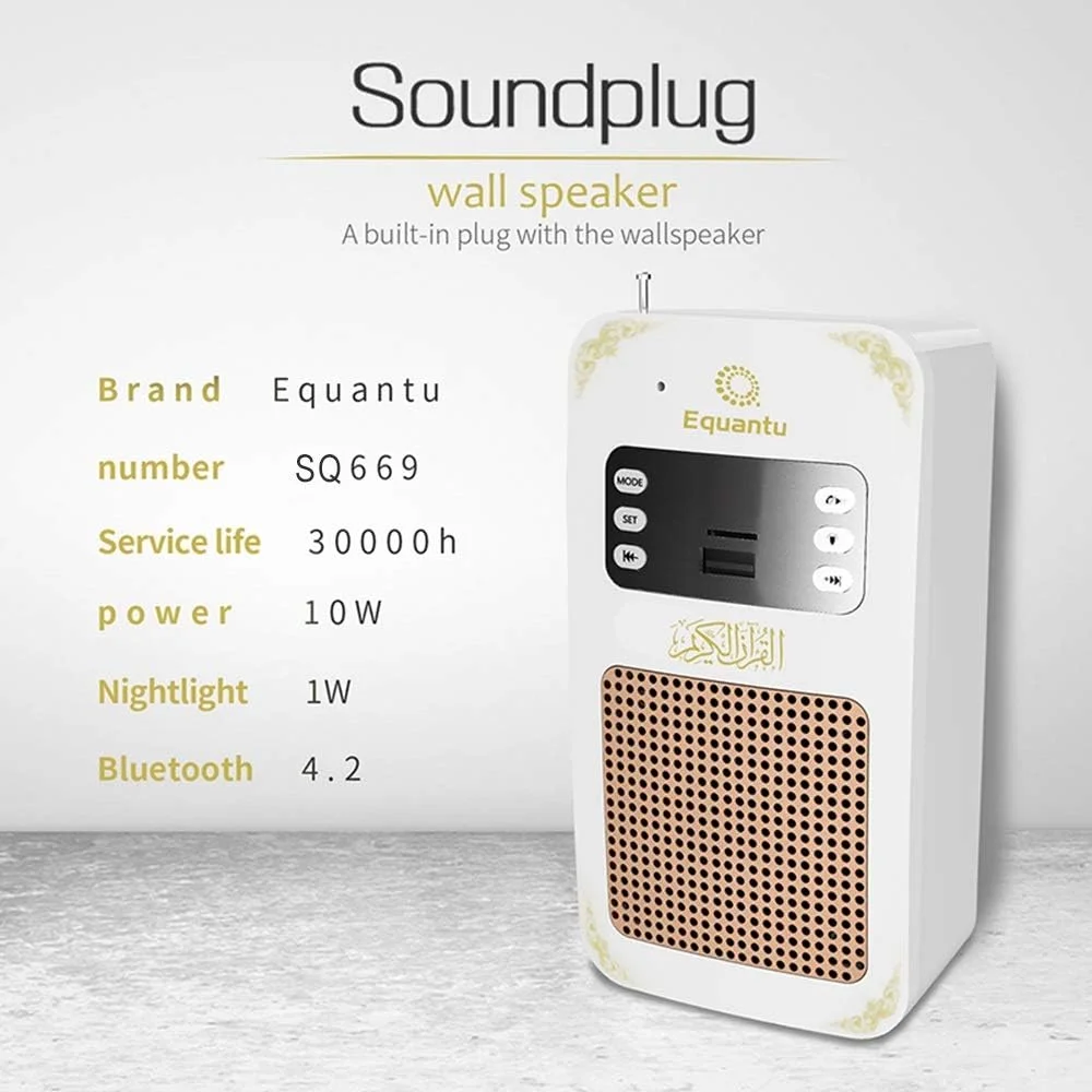 اسپیکر بلوتوثی کوچک قابل حمل جیانفی لیانگ مدل MP3 مترجم عربی پخش کننده قرآن با جک USB (سفید) اسپیکر بلوتوثی کوچک قابل حمل جیانفی لیانگ مدل MP3 مترجم عربی پخش کننده قرآن با جک USB (سفید)