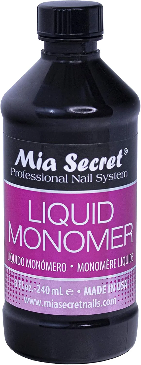 مایع مونومر حرفه ای سیستم اکریلیک ناخن Mia Secret، 240 میلی لیتر