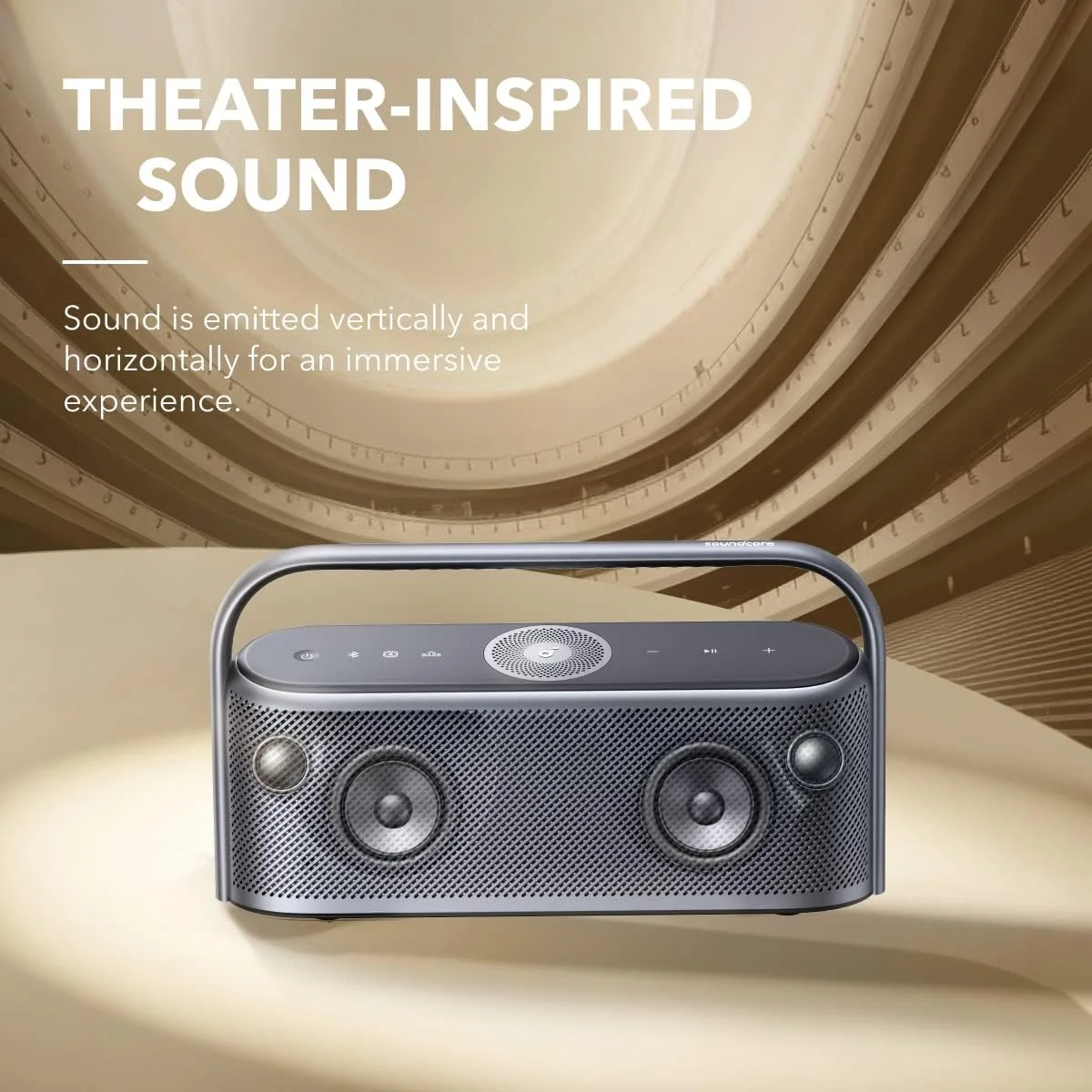 اسپیکر بلوتوثی قابل حمل Soundcore Motion X600 با صدای فضایی Hi-Res بی سیم اسپیکر بلوتوثی قابل حمل Soundcore Motion X600 با صدای فضایی Hi-Res بی سیم