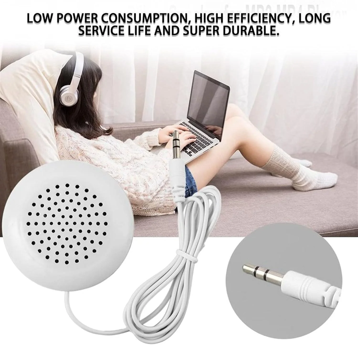 اسپیکر TTGLRT مینی 3.5 میلی متری بلندتر، اسپیکر استریو بالشتکی موسیقی برای گوشی MP3 برای استفاده لمسی در هنگام خواب، اسپیکر قابل حمل اسپیکر TTGLRT مینی 3.5 میلی متری بلندتر، اسپیکر استریو بالشتکی موسیقی برای گوشی MP3 برای استفاده لمسی در هنگام خواب، اسپیکر قابل حمل