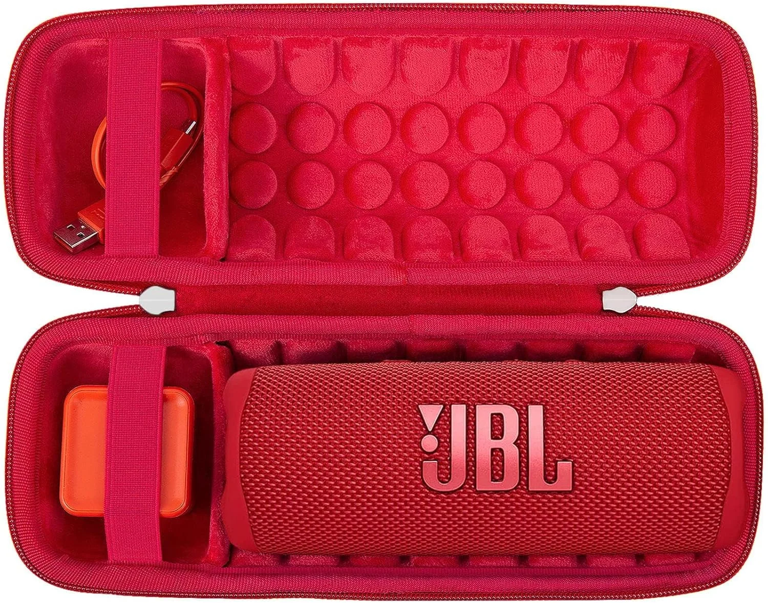 کیف حمل سخت Khanka برای اسپیکر بلوتوثی قابل حمل ضد آب JBL Flip 7 / Flip 6، فقط کیف کیف حمل سخت Khanka برای اسپیکر بلوتوثی قابل حمل ضد آب JBL Flip 7 / Flip 6، فقط کیف
