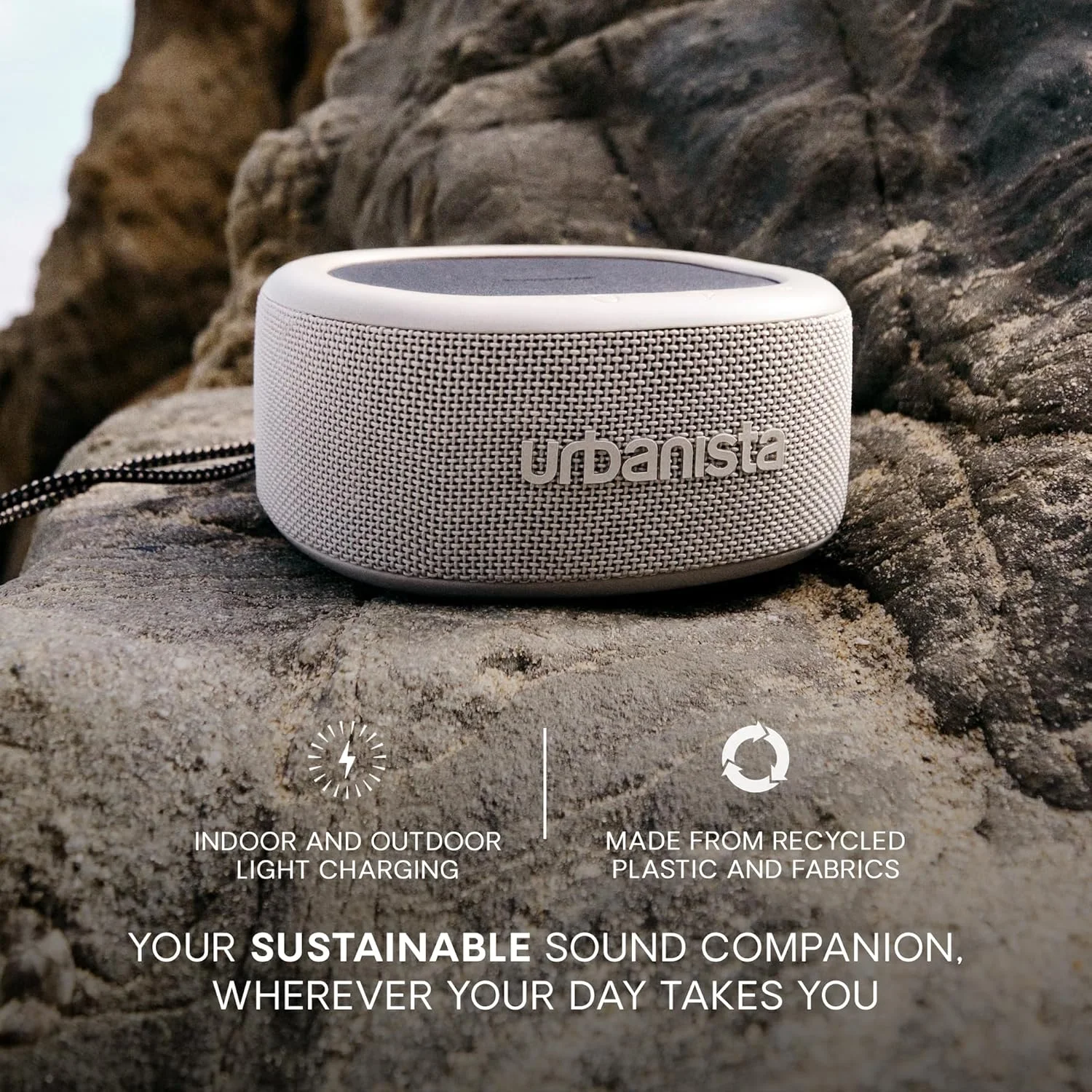 اسپیکر بلوتوثی Urbanista Malibu، اسپیکر بی سیم 20 واتی خورشیدی با 45 ساعت پخش، ضد آب IPX7، صدای استریو، جفت سازی دوگانه، اسپیکر قابل حمل برای آیفون، سامسونگ و غیره، مشکی اسپیکر بلوتوثی Urbanista Malibu، اسپیکر بی سیم 20 واتی خورشیدی با 45 ساعت پخش، ضد آب IPX7، صدای استریو، جفت سازی دوگانه، اسپیکر قابل حمل برای آیفون، سامسونگ و غیره، مشکی