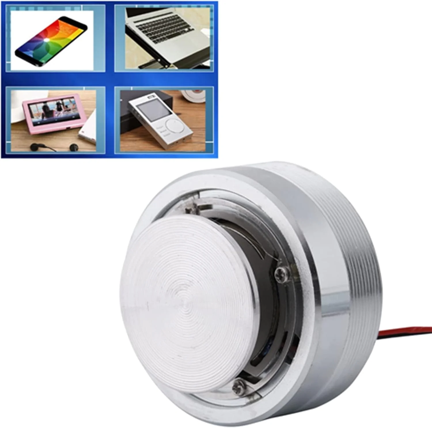 دو عدد بلندگوی رزونانس فرکانس کامل 250 میلی متری 2 اینچی، بلندگوی ارتعاشی با بیس قوی، پخش کننده موسیقی سایز کوچک قابل حمل برای کامپیوتر، لپ تاپ، MP3، MP4، CD، تلفن همراه دو عدد بلندگوی رزونانس فرکانس کامل 250 میلی متری 2 اینچی، بلندگوی ارتعاشی با بیس قوی، پخش کننده موسیقی سایز کوچک قابل حمل برای کامپیوتر، لپ تاپ، MP3، MP4، CD، تلفن همراه