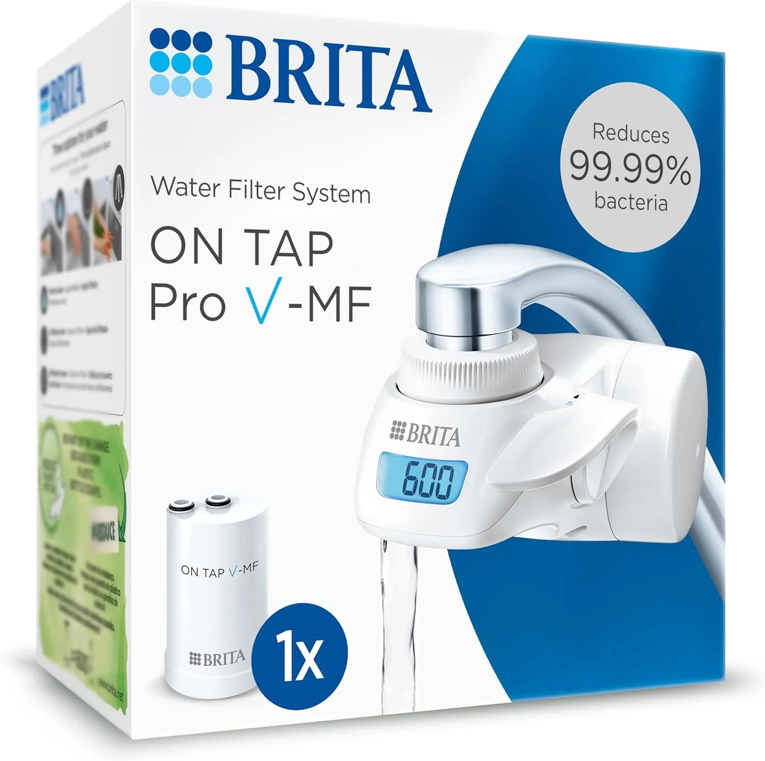سیستم فیلتر آب شیر Brita - کلاسیک و بسته بندی، سایز واحد، بیانکو سیستم فیلتر آب شیر Brita - کلاسیک و بسته بندی، سایز واحد، بیانکو