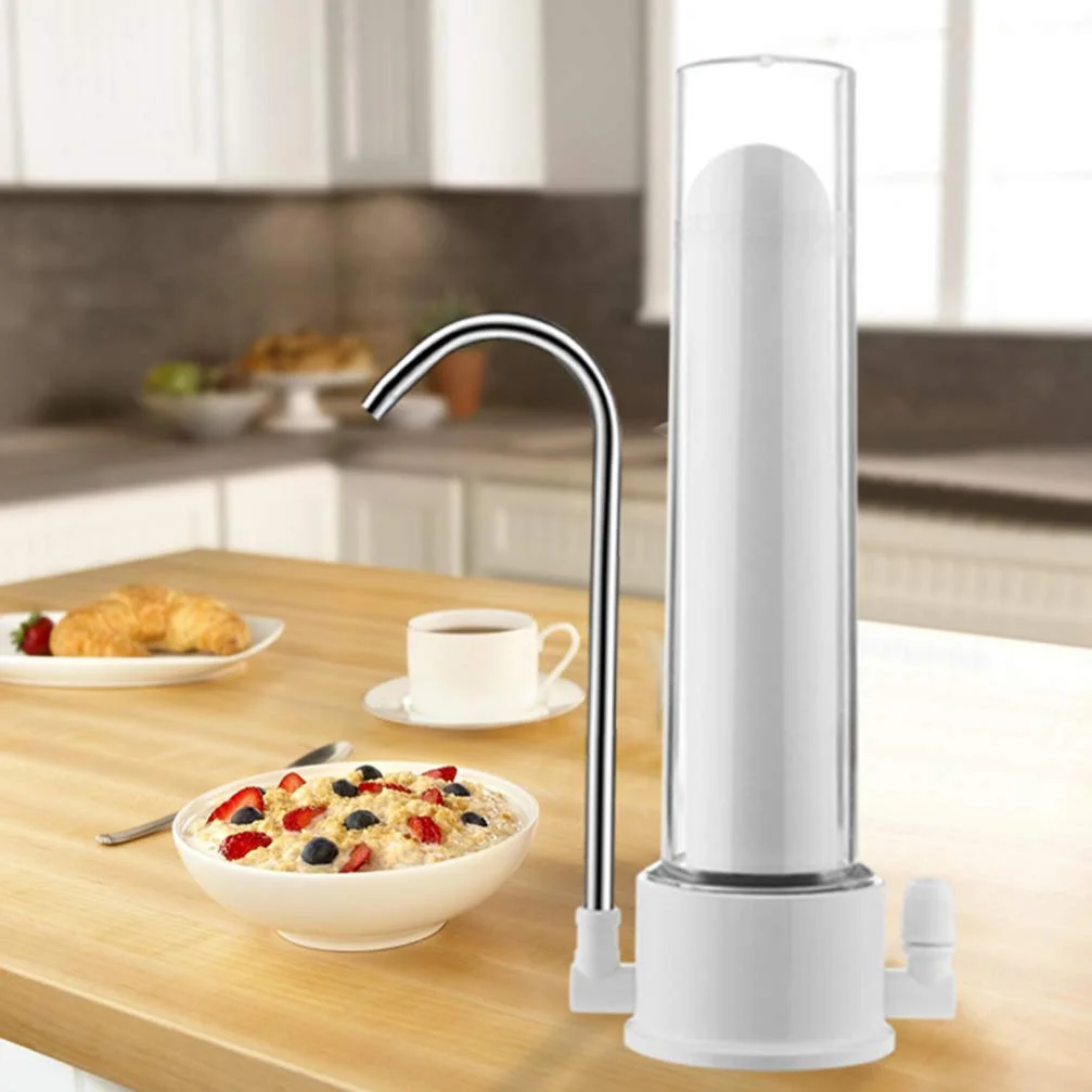 فیلتر شیر آب رومیزی آشپزخانه Cabilock، تصفیه کننده آب شیر، فیلتر آب آشامیدنی برای استفاده در آشپزخانه و منزل