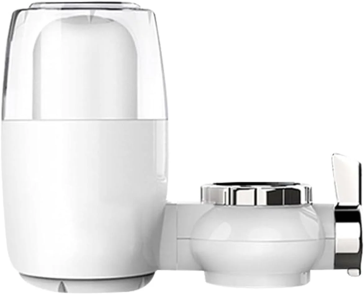 فیلتر آب سینک COOLBABY، سیستم تصفیه آب شیر نصب شده روی شیر آب، فیلتراسیون 7 لایه برای کاهش سرب، کلر، شن و ماسه و فلزات سنگین، همراه با یک عنصر فیلتر جایگزین اضافی