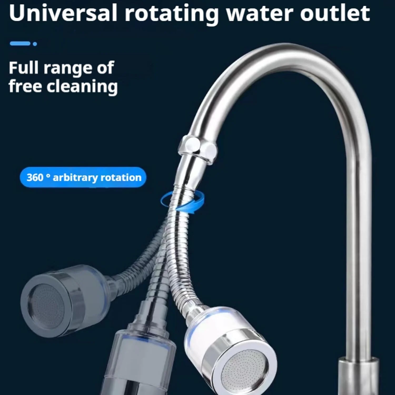 فیلتر آب سینک FEJYTOR شامل 2 عدد فیلتر شیر آب + 14 کارتریج فیلتر، فیلتر چرخشی 360 درجه برای حذف 99.9% کلر، فلوراید، فلزات سنگین و نرم کردن آب سخت برای آشپزخانه، حمام، صورت و آشامیدن