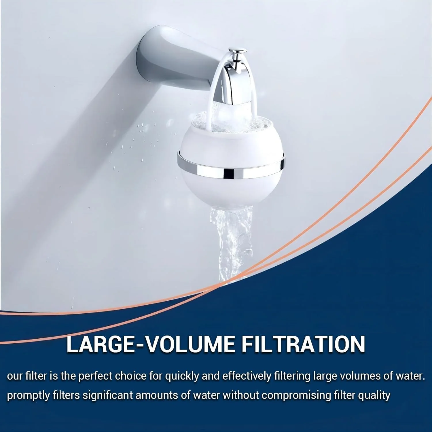 فیلتر شیر حمام Beati برای شیر وان، فیلتر آب مهربان وان حمام، نرم کننده آب سخت، حذف 99% آلاینده ها، سرب، کلر و فلوراید - بهبود وضعیت پوست، مو و ناخن، سفید، BTBF-051 فیلتر شیر حمام Beati برای شیر وان، فیلتر آب مهربان وان حمام، نرم کننده آب سخت، حذف 99% آلاینده ها، سرب، کلر و فلوراید - بهبود وضعیت پوست، مو و ناخن، سفید، BTBF-051