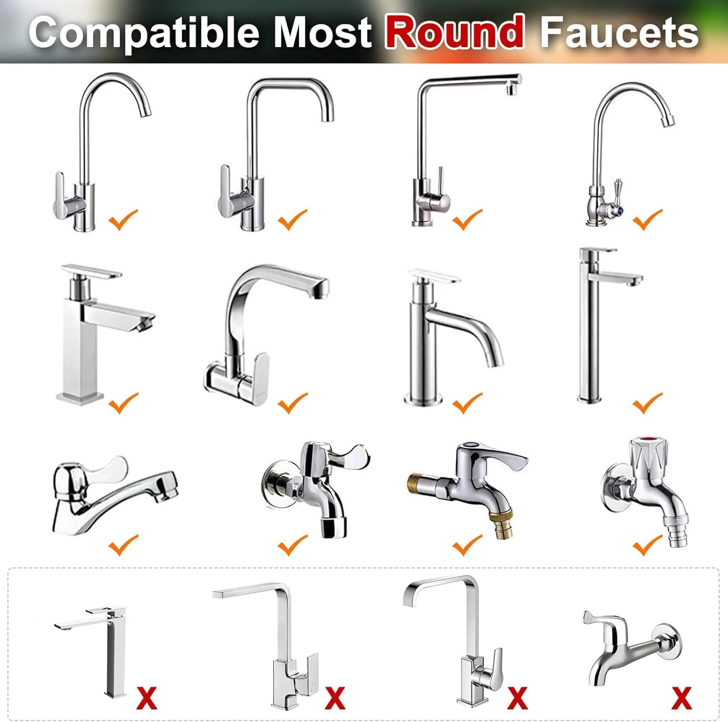 فیلتر آب شیر آب ALANX، دارای 3 حالت چرخش 360 درجه، هسته استیل ضد زنگ، تصفیه کننده آب، حذف کلر، فلوراید، فلزات سنگین، کاهش مواد معدنی آب سخت برای آشپزخانه فیلتر آب شیر آب ALANX، دارای 3 حالت چرخش 360 درجه، هسته استیل ضد زنگ، تصفیه کننده آب، حذف کلر، فلوراید، فلزات سنگین، کاهش مواد معدنی آب سخت برای آشپزخانه