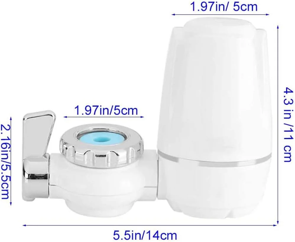 فیلتر آب شیر xxz، سیستم فیلتراسیون شیر آب، فیلتر آب لوله کشی، حذف سرب، فلوراید و کلر - مناسب برای شیرهای استاندارد، برای آشپزخانه (2 عدد) فیلتر آب شیر xxz، سیستم فیلتراسیون شیر آب، فیلتر آب لوله کشی، حذف سرب، فلوراید و کلر - مناسب برای شیرهای استاندارد، برای آشپزخانه (2 عدد)