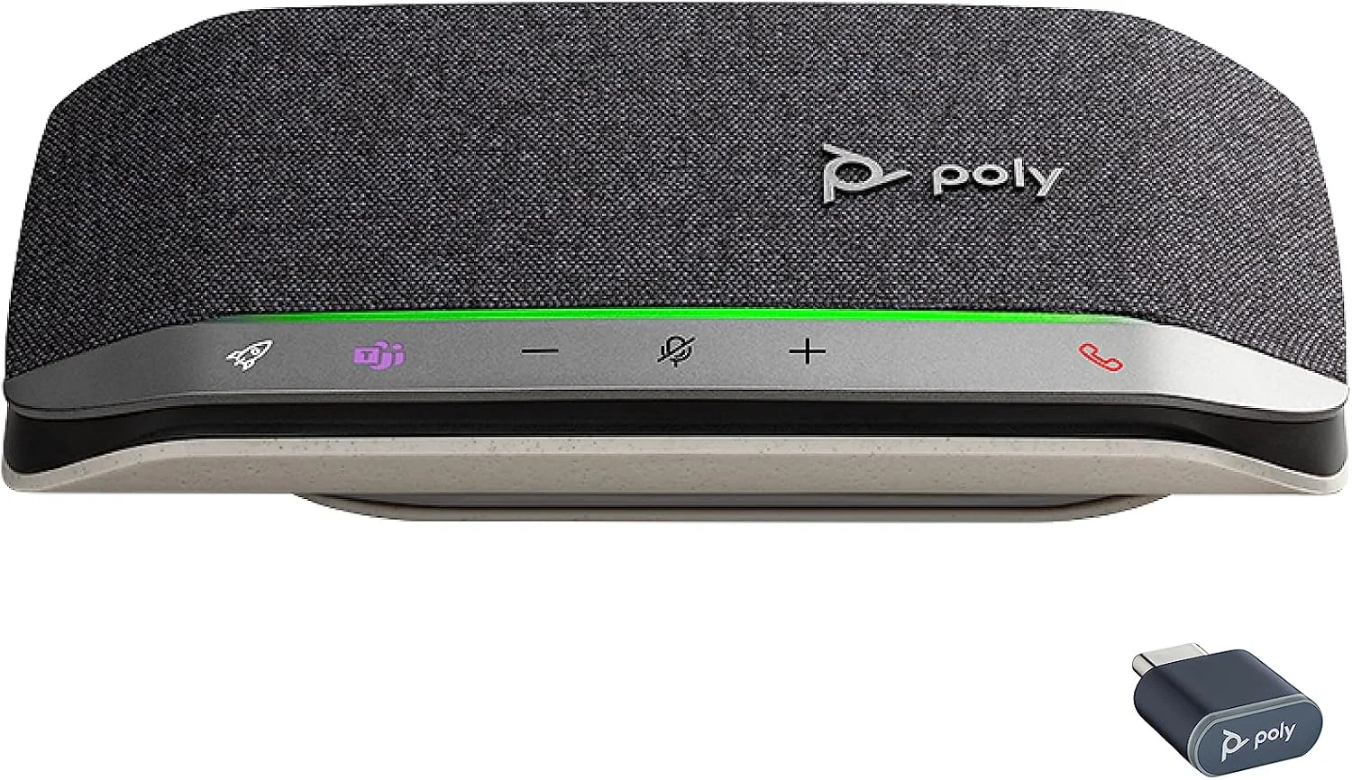 اسپیکرفون بلوتوثی قابل حمل شخصی Poly Sync 20+ (پلنترونیکس) - کاهش نویز/اکو - آداپتور بلوتوث USB-C - سازگار با Teams (دارای گواهی)، Zoom، رایانه شخصی، مک، موبایل - انحصاری آمازون اسپیکرفون بلوتوثی قابل حمل شخصی Poly Sync 20+ (پلنترونیکس) - کاهش نویز/اکو - آداپتور بلوتوث USB-C - سازگار با Teams (دارای گواهی)، Zoom، رایانه شخصی، مک، موبایل - انحصاری آمازون