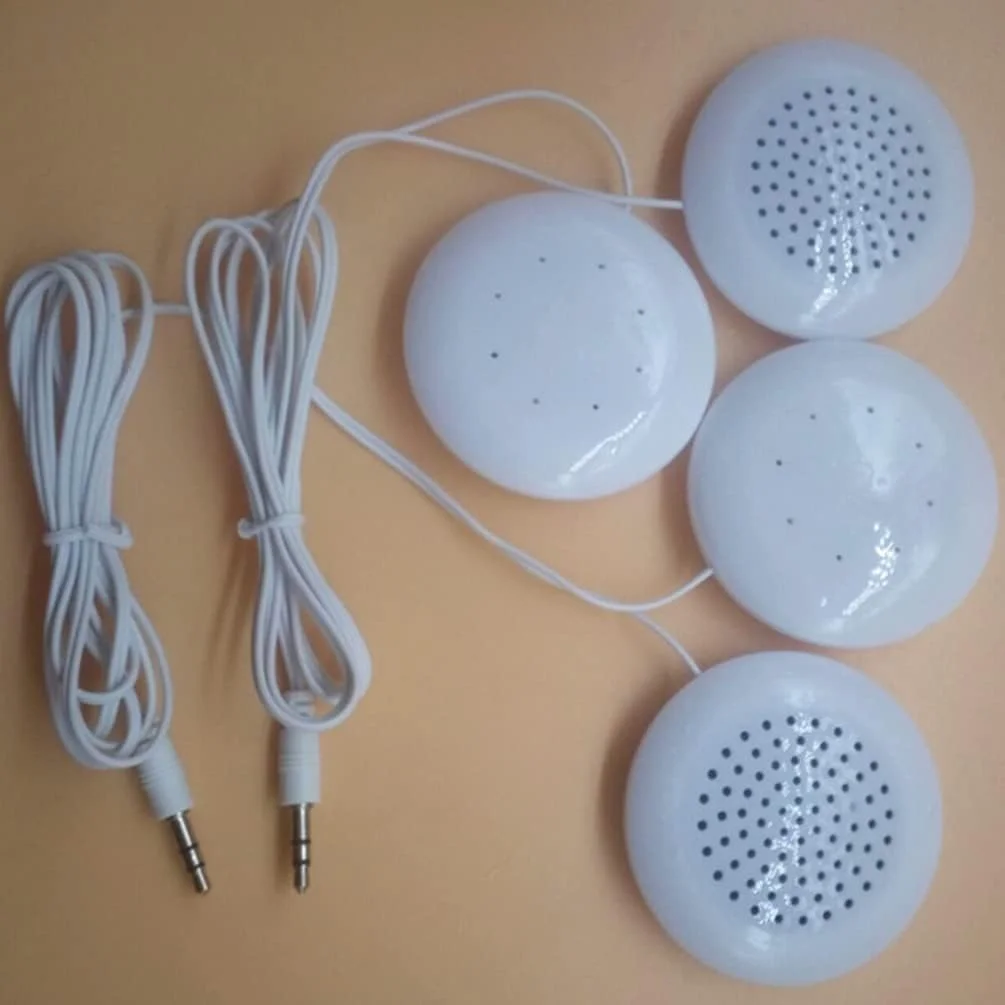 3 عدد بلندگوی بالشتکی DIY 3.5 میلیمتری، بلندگوی استریو کوچک کنار تخت، هدفون بالشتکی برای گوشی MP3 قابل حمل CD 3 عدد بلندگوی بالشتکی DIY 3.5 میلیمتری، بلندگوی استریو کوچک کنار تخت، هدفون بالشتکی برای گوشی MP3 قابل حمل CD