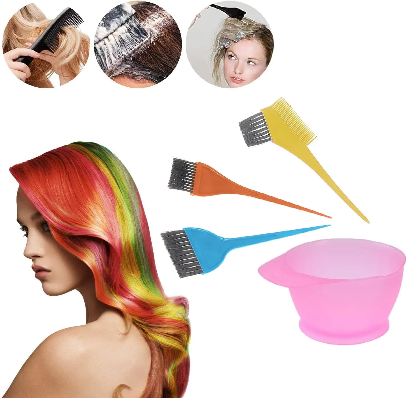مجموعه کاسه رنگ مو، برس و پیش بند آیوشی کریشن، کیت رنگ آمیزی مو، برس های آرایشگری، ست ترکیبی کاسه، ابزار رنگ موی سالنی، بسته 5 عددی چند رنگ (Combo-2) مجموعه کاسه رنگ مو، برس و پیش بند آیوشی کریشن، کیت رنگ آمیزی مو، برس های آرایشگری، ست ترکیبی کاسه، ابزار رنگ موی سالنی، بسته 5 عددی چند رنگ (Combo-2)