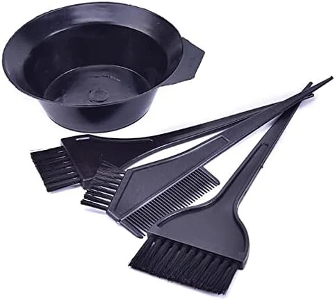 مجموعه برس مو، برس رنگ و کاسه ترکیب رنگ مو ayushicreationa، برس های کیت رنگ مو به همراه کاسه ترکیب، قابل استفاده برای کرم صورت و کاسه ترکیب سفید کننده برای استفاده در منزل و سالن