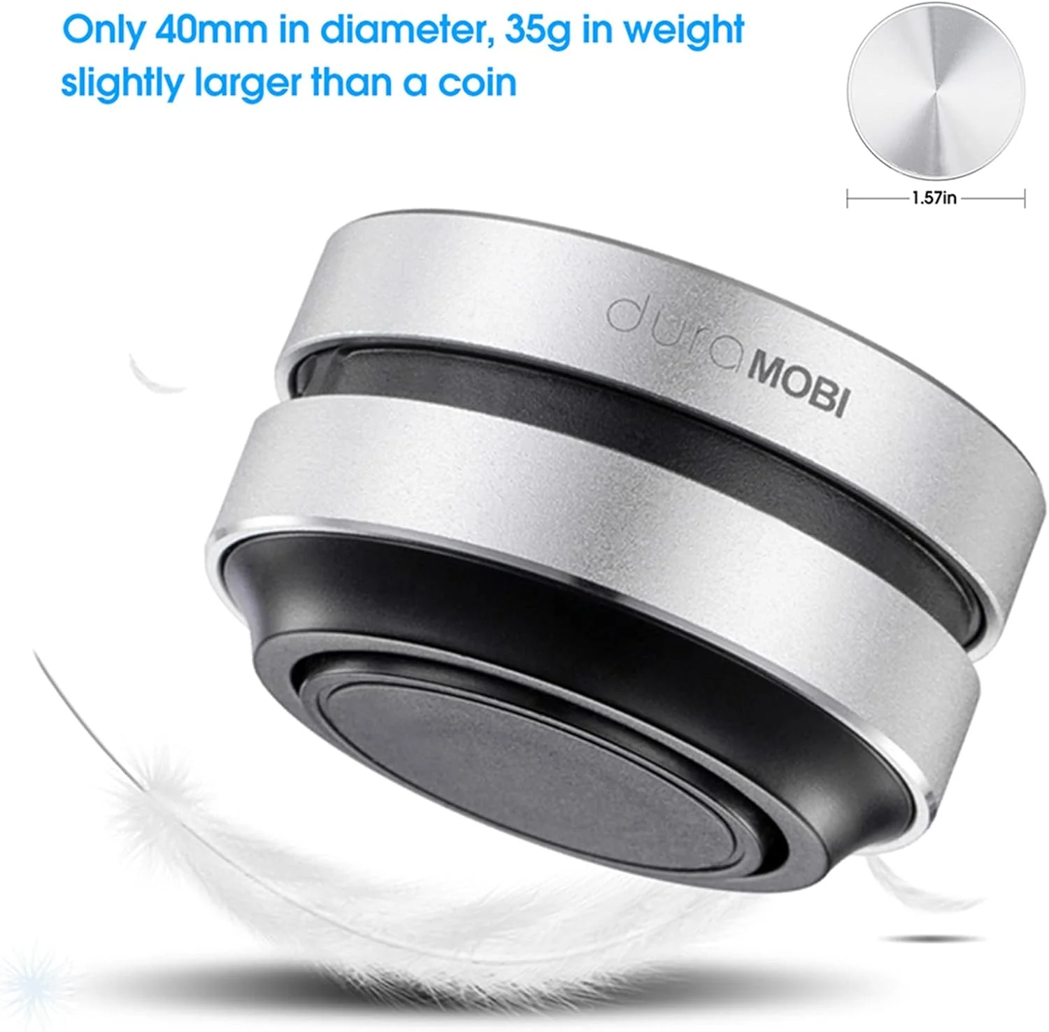 بسته 2 عددی اسپیکر استخوانی بلوتوثی بی سیم Morelian، اسپیکرهای مینی قابل حمل با صدای استریو بلند، دارای میکروفون داخلی