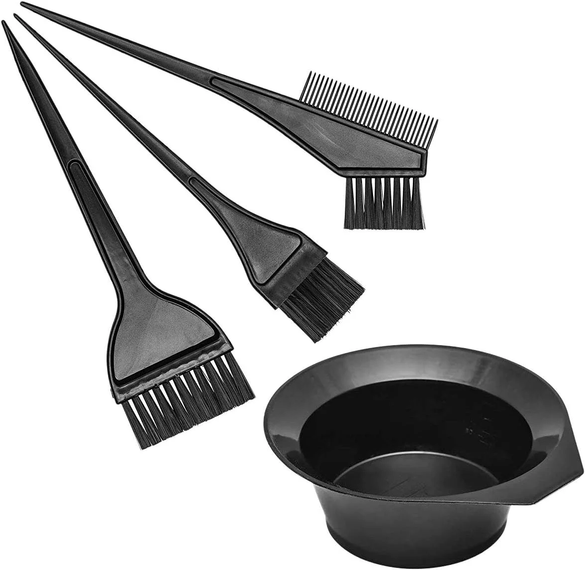 کیت رنگ مو JieGuanG شامل کاسه رنگ و برس رنگ مو، ابزار رنگ آمیزی مو DIY برای سالن و خانه