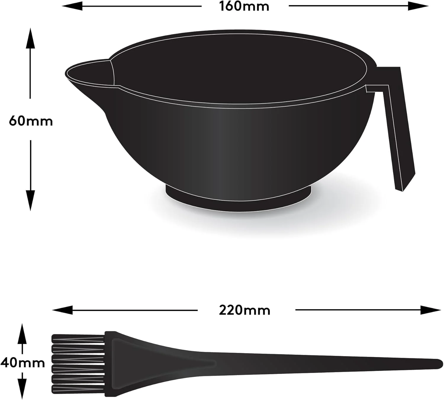 مجموعه کاسه و برس رنگ مو جاش وود، مجموعه ابزار رنگ آمیزی مو، مجموعه برس اپلیکاتور رنگ مو، کاسه مخلوط رنگ و برس اپلیکاتور