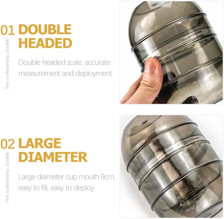 مجموعه کاسه شیکر رنگ مو TERRIFI شامل 2 عدد، با مقیاس اندازه گیری، ابزار رنگ آمیزی مو، مناسب برای آرایشگاه و سالن موی خانگی مجموعه کاسه شیکر رنگ مو TERRIFI شامل 2 عدد، با مقیاس اندازه گیری، ابزار رنگ آمیزی مو، مناسب برای آرایشگاه و سالن موی خانگی