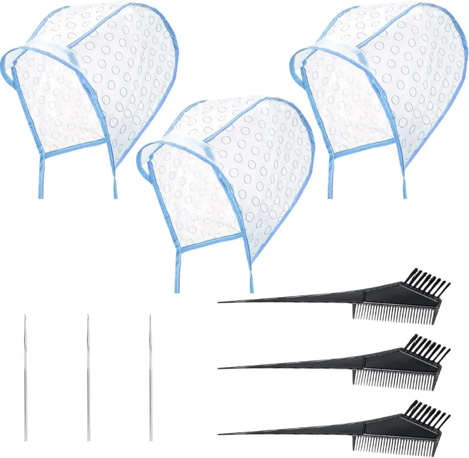 مجموعه رنگ مو ZEACCT شامل 3 ست، شامل برس رنگ مو، قلاب بافتنی، کلاه رنگ مو، مناسب برای استفاده در منزل و سالن مجموعه رنگ مو ZEACCT شامل 3 ست، شامل برس رنگ مو، قلاب بافتنی، کلاه رنگ مو، مناسب برای استفاده در منزل و سالن