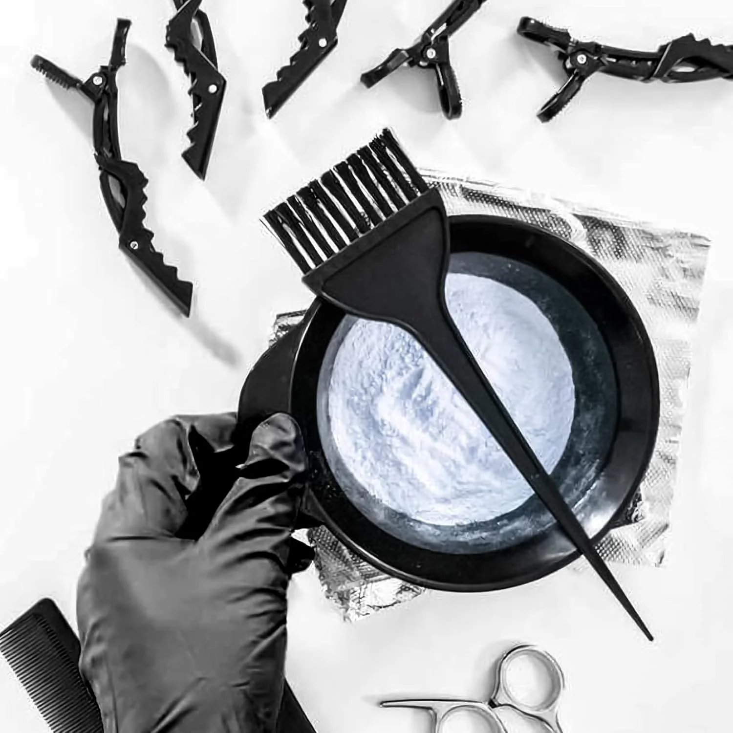 مجموعه 22 عددی برس رنگ مو VARHHUXHA، ست رنگ مو، لوازم جانبی رنگ مو، شامل برس رنگ آمیزی، کاسه رنگ مو، دستکش، پوشش گوش، شانه برس، برای سالن DIY مجموعه 22 عددی برس رنگ مو VARHHUXHA، ست رنگ مو، لوازم جانبی رنگ مو، شامل برس رنگ آمیزی، کاسه رنگ مو، دستکش، پوشش گوش، شانه برس، برای سالن DIY