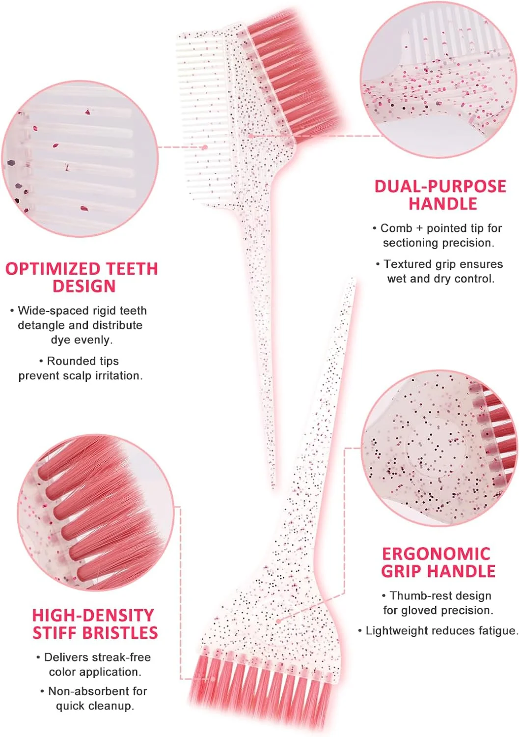 ست رنگ و دکلره مو YOOVR شامل 19 قطعه، برس رنگ مو، کاسه، همزن، گیره مو و لوازم محافظتی، مناسب برای دکلره، رنگ و هایلایت مو، لوازم ضروری سالن برای خانم ها و آرایشگران ست رنگ و دکلره مو YOOVR شامل 19 قطعه، برس رنگ مو، کاسه، همزن، گیره مو و لوازم محافظتی، مناسب برای دکلره، رنگ و هایلایت مو، لوازم ضروری سالن برای خانم ها و آرایشگران