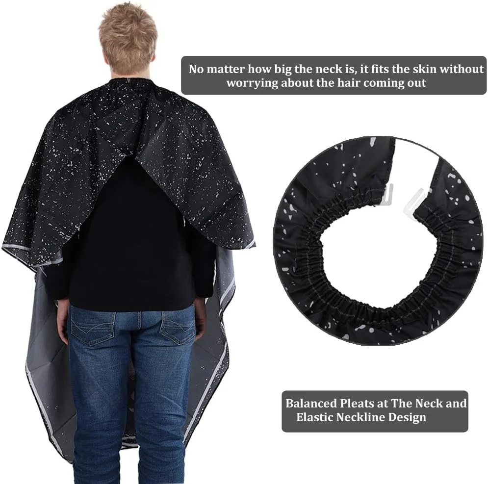 پیشبند آرایشگری ZJchao ضد الکتریسیته ساکن مناسب برای اصلاح مو، ریش تراشی، ضد آب و ضد روغن پیشبند آرایشگری ZJchao ضد الکتریسیته ساکن مناسب برای اصلاح مو، ریش تراشی، ضد آب و ضد روغن