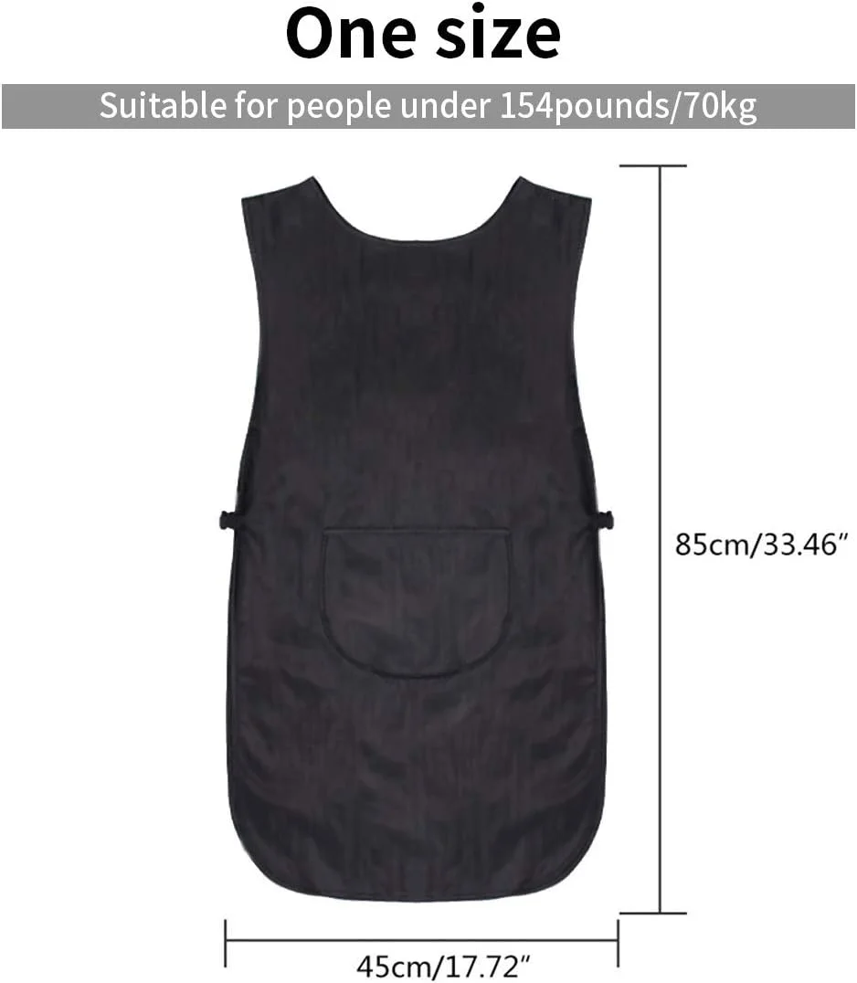 پیشبند آرایشگاهی Surrui، روپوش کار آرایشگر، جلیقه با جیب، لباس کار آرایشگری، شنل آرایشگری بدون آستین، پیشبند مشکی پیشبند آرایشگاهی Surrui، روپوش کار آرایشگر، جلیقه با جیب، لباس کار آرایشگری، شنل آرایشگری بدون آستین، پیشبند مشکی