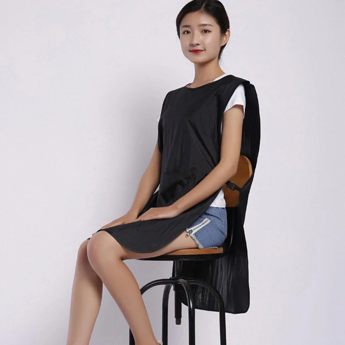 پیشبند آرایشگاهی Surrui، روپوش کار آرایشگر، جلیقه با جیب، لباس کار آرایشگری، شنل آرایشگری بدون آستین، پیشبند مشکی پیشبند آرایشگاهی Surrui، روپوش کار آرایشگر، جلیقه با جیب، لباس کار آرایشگری، شنل آرایشگری بدون آستین، پیشبند مشکی