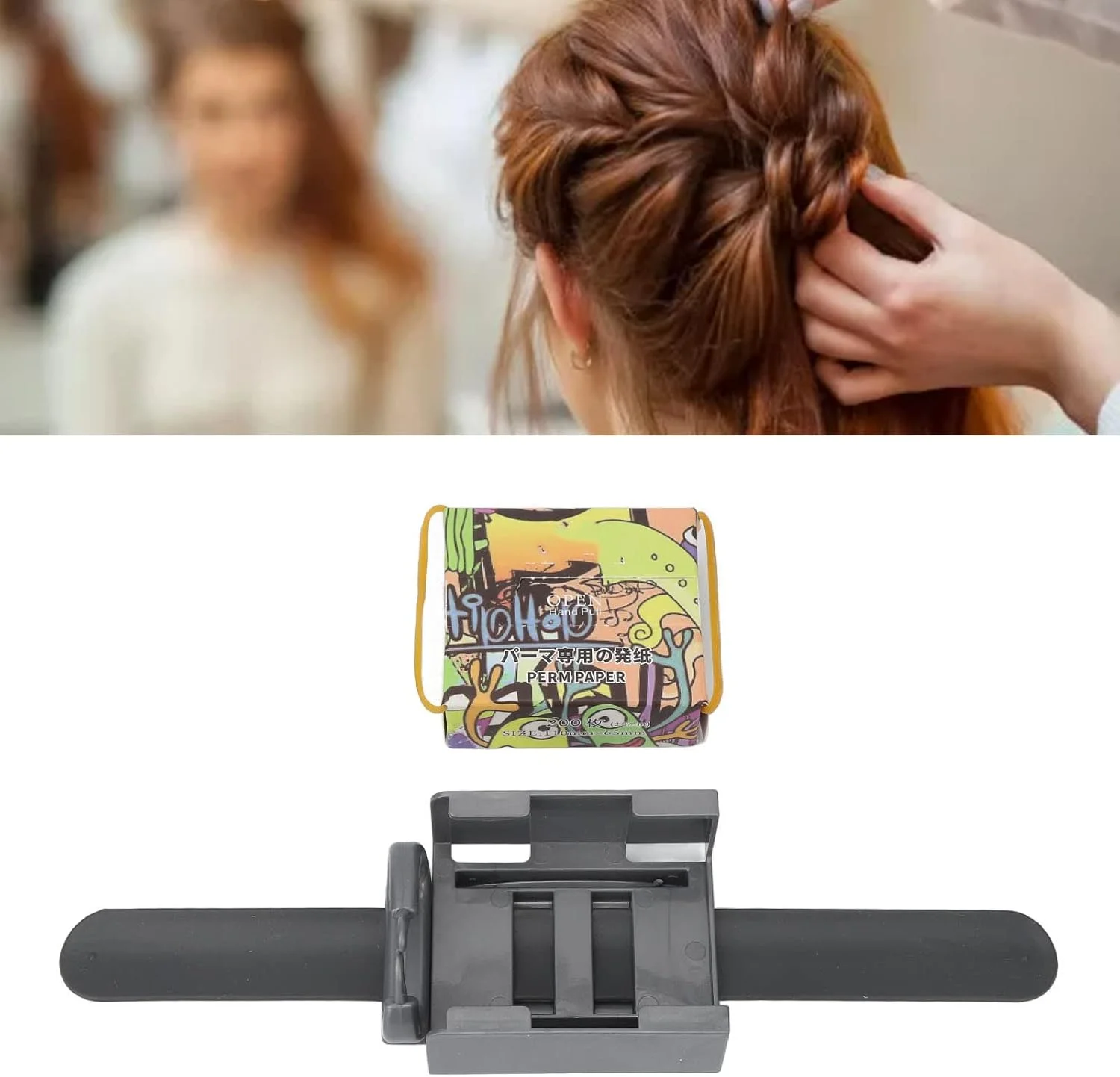 کاغذ فر مچ دست، ابزار حالت دهنده موی فر مچ دست، سیلیکونی قابل بازیافت و قابل حمل برای استفاده حرفه ای در سالن