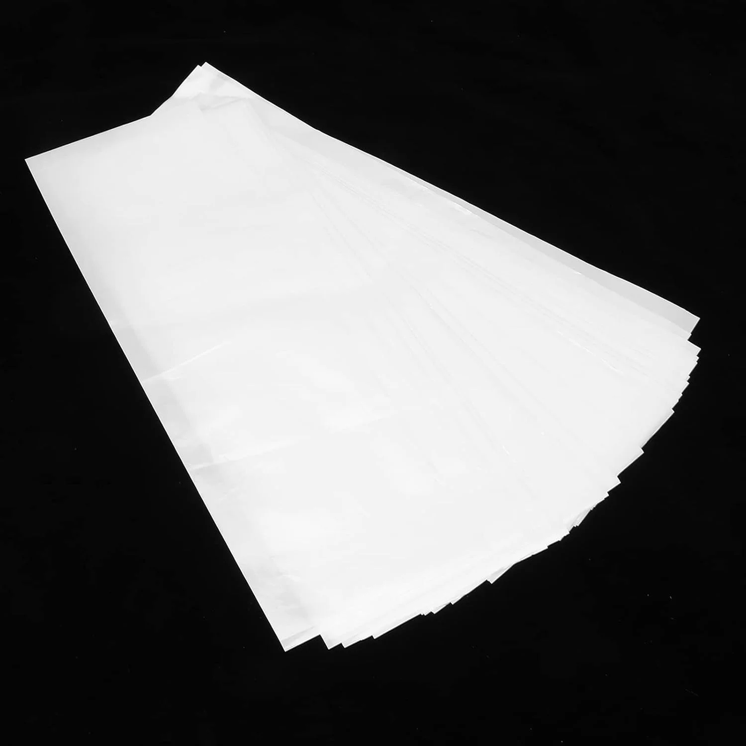 ورق رنگ مو Haofy، ورق رنگ آمیزی مو، نوارهای هایلایت، ABS شفاف قابل استفاده مجدد برای سالن و خانه، 100 عدد، قابل شستشو و برش به اندازه دلخواه