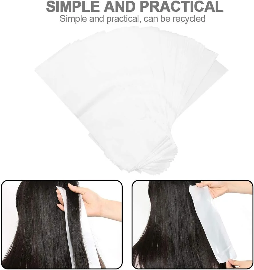 100 عدد نوار کاغذی رنگ مو / بسته، فوم های رنگ مو قابل استفاده مجدد، کاغذ رنگ مو، کاغذ هایلایت رنگ مو قابل بازیافت حرفه ای سالن 100 عدد نوار کاغذی رنگ مو / بسته، فوم های رنگ مو قابل استفاده مجدد، کاغذ رنگ مو، کاغذ هایلایت رنگ مو قابل بازیافت حرفه ای سالن