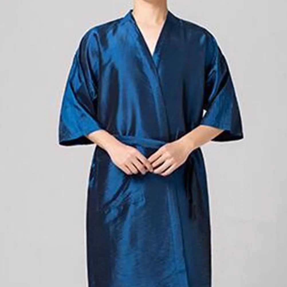 پیشبند آرایشگاهی اکسیرت، روپوش اصلاح مو، شنل محافظ، پیشبند آبی