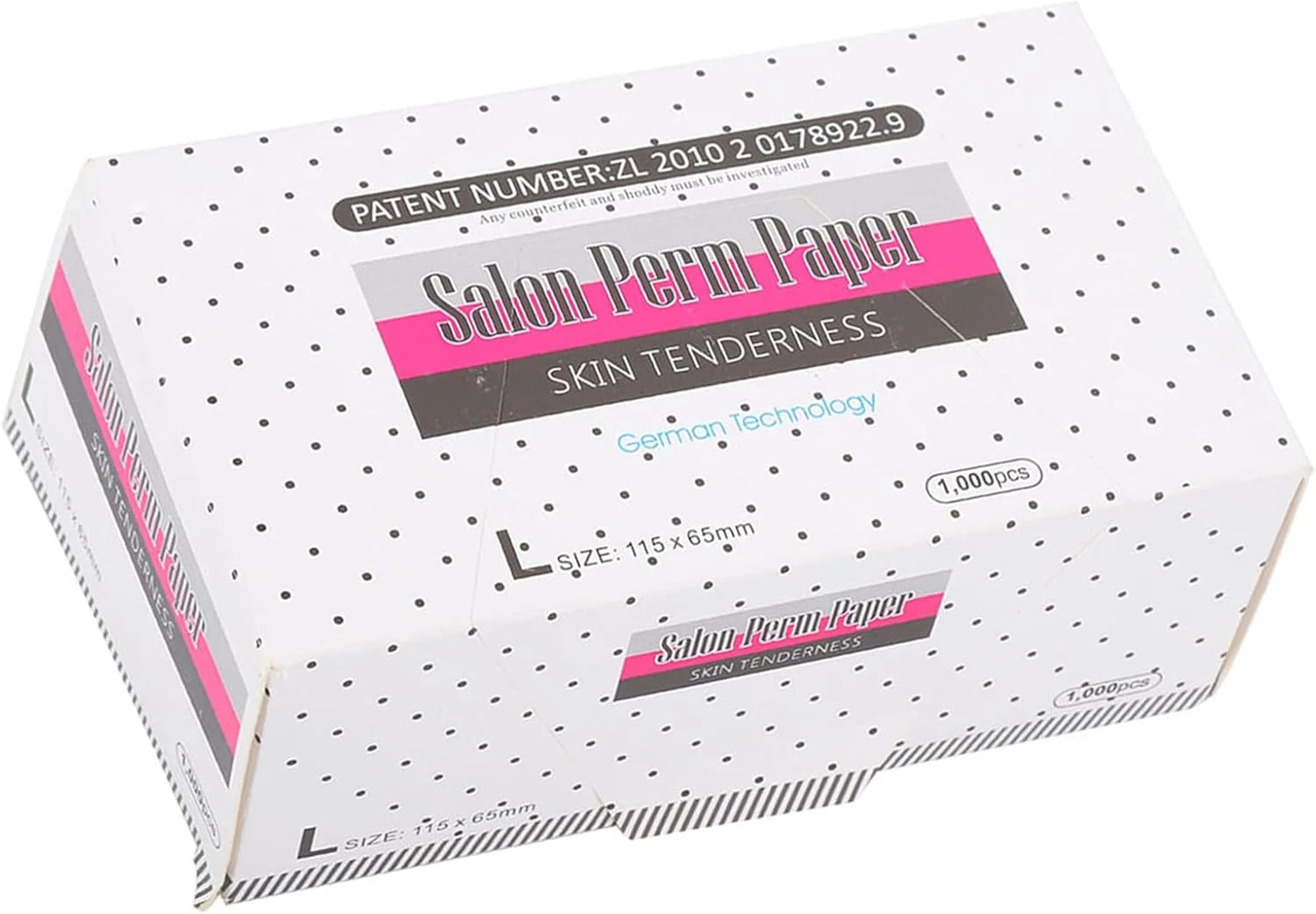 کاغذ فر کننده مو Keenso Ultra -Dunner با طرح های استخراجی، کاغذ فر کننده مو مقاوم در برابر درجه حرارت بالا، مناسب برای سالن های آرایشگری حرفه ای و استفاده شخصی، 1 جعبه (کاغذ فر)