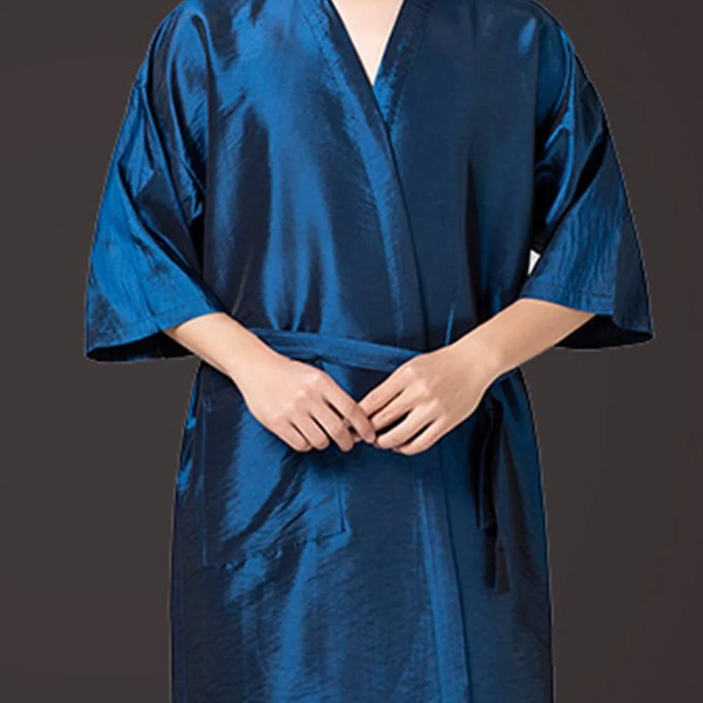 پیشبند آرایشگاهی اکسیرت، روپوش اصلاح مو، شنل محافظ، پیشبند آبی