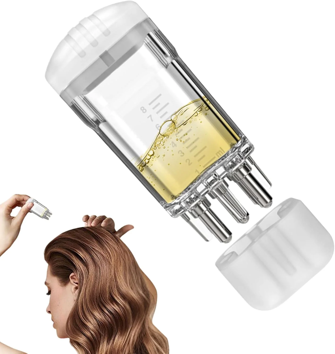 اپلیکاتور روغن برای پوست سر، پخش کننده روغن جمع و جور برای مسافرت، ابزار مراقبت شخصی سبک وزن برای پدربزرگ مادربزرگ همسر فرزندان نوجوان دختر پسر دوستان زنان خانواده