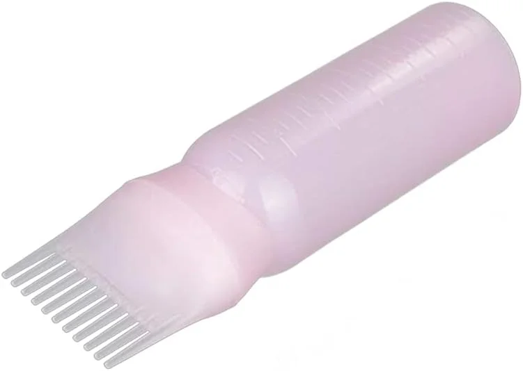 شامپو رنگ مو، شانه روغن، بطری 120 میلی لیتری، ابزار مو، برس اپلیکاتور رنگ مو، بطری ابزار حالت دهی، رنگ آمیزی مو